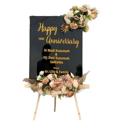 Papan Bunga Akrilik Brecek